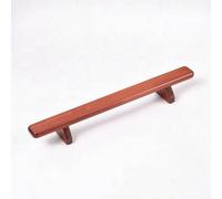 Pegciuho Push Up Training Stand Barre de Pompes Parallèle Barres de Parallèles Support d'Exercices en Bois Massif Plateforme Rehaussée Soulageant les Poignets, Array, Noyer Rouge
