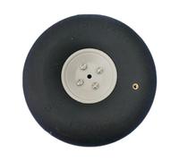 Pegciuho Roue pour Avion RC avec Valve à Air, Remplacement Haute Performance, Roues Durables pour Modèles Réduits D'avions à Train Fixe, 5 Pouces