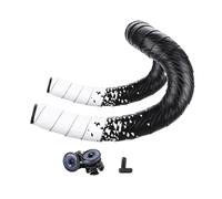 Pegciuho Ruban de Guidon de Vélo avec Embouts Antidérapants et Confortables, Blanche