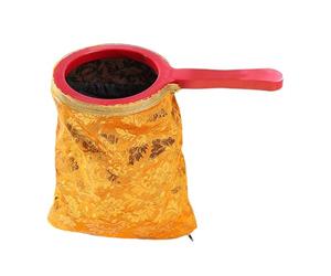 Pegciuho Sac à Accessoires, Sac Magique, Pochette Magique, Objets Magiques, Compartiment Intérieur à Double Couche avec Base Rigide pour Décoration Festive, Sc, Motif Jaune