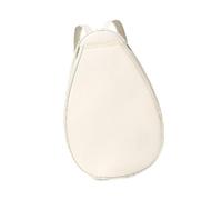 Pegciuho Sac à Dos Léger pour Tennis et Badminton avec Fermeture éclair, Sac à Dos Multifonctionnel et étui de Transport pour Raquettes de Badminton, Blanc