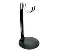 Pegciuho Support Action Figure Stand pour Figurines Articulées 1/6 Base de Présentation Amovible Support Réglable pour Modèles Socle pour Poupées avec Agrafe E, Noir
