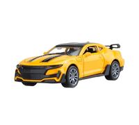 Pegciuho Voiture Miniature à L'échelle 1:36, Petit Modèle Décoratif, Voiture à Rétrofriction, Objet de Collection pour Garçons de 3 à 12 Ans, Jaune