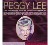 PEGGY LEE - CENTENARY SINGLES COLLECTION 1945-62 4 CD NEUF