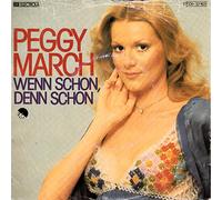 PEGGY MARCH - MARCH, PEGGY / WENN SCHON, DENN SCHON / UND DIE GITARRE WEINT WIE ICH / 1977 / Bildhülle / EMI # 1 C 006-32 163 / Deutsche Pressung / 7" Vinyl Single Schallplatte