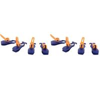 Peggy Peg Crocodile Kit 4 Piquet de Tente, Bunt (Lot de 2)