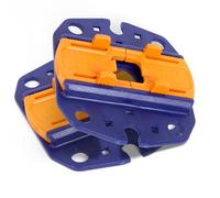 Peggy Peg Fix&Go Lot de 2 plaques d'ancrage 2.0 pour la fixation des pieds de support avec instructions Peggy-ABC (français non garanti) - Fixation au sol pour divers pieds d'auvent et poteaux de