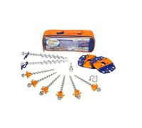 Peggy Peg Kit de Fixation pour Store HeavyDuty avec plaques d'ancrage Fix&Go 2.0 et piquets à Visser en Acier Inoxydable - Support de Sol pour la Fixation des Pieds de Store en Camping - pour sols