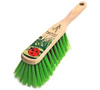 Peggy Perfect 75205 Balayette de jardin bois, poils en Elaston Vert