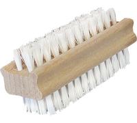 Peggy Perfect Brosse à ongles en bois poils synthétiques double face