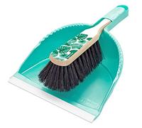 Peggy Perfect Ensemble de balayette Design « Botanical » avec balayette en Bois et Pelle en Plastique