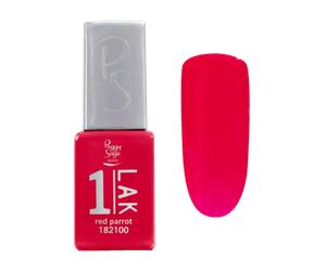 Peggy Sage 1-Lak 3-In-1 Semi-Permanent Nail Lacquer 5ml Red Parrot