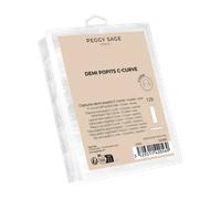 Peggy Sage C-Curve Half-Popits Square Tips 120pcs