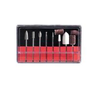 Peggy Sage Electric File Diamond Attachment Set 8 attachments