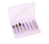 Peggy Sage Electric File Professional Attachment Set 8pcs
