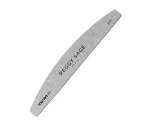 Peggy Sage Halfmoon 2-sided Nail File 100/180 - Zebra
