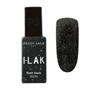 Peggy Sage I-Lak Semi-Permanent Nail Lacquer 11ml Flash Black