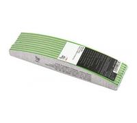 PEGGY SAGE - Lot 10 Limes À Ongles 2 Faces Demi-Lune 100/180, Zebra Dur