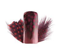 Peggy Sage - Plumes Nail Art rouge
