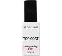 Peggy Sage Top Coat Finish 11ml Pearly Milky pink