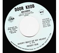 PEGGY SUE - every beat of my heart / this time it's love 45 rpm single