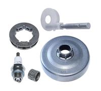PEGGYLIN .325 Kit de pompe à huile de tambour d'embrayage de pignon adapté for Husqvarna 55 51 50 tronçonneuse 501777601, 503088702 W bougie d'allumage à roulement à aiguilles