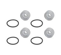 PEGGYLIN Anode Ronde en Zinc avec Joint torique 55321-87J01, Compatible avec Les Moteurs Hors-Bord Suzuki à Essence, en Alliage de Zinc Rond 5532187J01(4pcs)