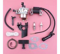 PEGGYLIN Bobine d'allumage de carburateur Compatible avec GX160 GX200 5,5 CV 6,5 CV GX 160 200, Ressort de démarreur à Rappel, poignée de Corde