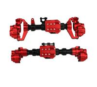 PEGGYLIN Boîtier d'essieu Avant et arrière en Aluminium TRX4, adapté for 1/10 RC Chenille TRX-4 Defender Bronco G500, pièces de Mise à Niveau en métal