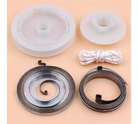 PEGGYLIN Convient for tronçonneuses Chinoises 4500 5200 5800 45cc 52cc 58cc, kit de réparation de Corde de poulie à Ressort de Rappel à démarrage Facile, scies à Essence, pièces de Rechange