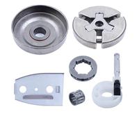 PEGGYLIN For Husqvarna 50 51 55 tambour d'embrayage pignon jante pompe à huile barre plaque roulement Kit tronçonneuse 501777601