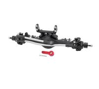PEGGYLIN Jeu d'essieux complets Droits Avant et arrière en Aluminium SCX10 II, Support Servo adapté for 1/10 Axial SCX10II 90046 90047 RC pièces de Mise à Niveau sur chenilles
