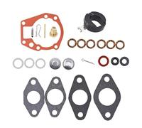 PEGGYLIN Kit carburateur et Flotteur for Moteurs Johnson Evinrude 3, 4, 5, 5,5, 6, 7,5 et 10 CV (références: 439071 et 383052)