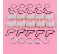 PEGGYLIN Kit de 10 rondelles à Ressort for cliquet de démarrage, for débroussailleuse Stihl FC55 FS38 FS45 FS46 FS55 BG55 BG85 BG65 TS400 HL45, pièce 4116 195 7200