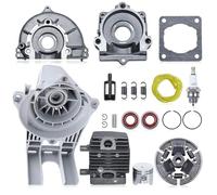 PEGGYLIN Kit de couvercle de vilebrequin de tambour d'embrayage de Piston de cylindre adapté for Stihl FS75 FS80 FS85 HS75 HS80 HS85 pièces de débroussailleuse de tondeuse