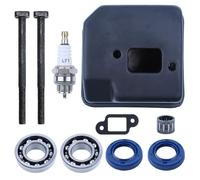 PEGGYLIN Kit de joints d'étanchéité for palier de vilebrequin, silencieux d'échappement, bougie d'allumage et roulement à aiguilles for Stihl MS180 MS170 018 017