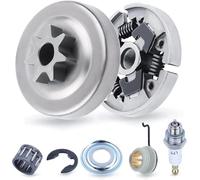PEGGYLIN Kit de pignon de tambour d'embrayage 3/8 "-7 T adapté à la tronçonneuse Stihl MS310 MS390 034 036 029 039 MS290 MS310 MS390