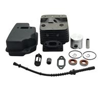 PEGGYLIN Kit de piston de cylindre de rechange de 35 mm for Stihl FS120 FS200 FS250, silencieux d'échappement, filtre à carburant, joint d'huile, roulement, pièce de rechange for débroussailleuse