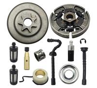 PEGGYLIN Kit de pompe à huile de pignon de tambour d'embrayage adapté for Stihl 021 023 025 MS230 MS250 scie US, tambour d'embrayage 325 "-7T, embrayage, rondelle d'embrayage