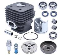 PEGGYLIN Kit de tambour d'embrayage à Piston cylindre, alésage 48mm, adapté à la tronçonneuse Husqvarna 261 262 262XP