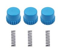 PEGGYLIN Lot de 3 boutons et ressorts for tête de coupe-bordures Husqvarna T25, couvercle de fil, pièce for 537338701