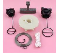 PEGGYLIN Ressort de poulie de démarreur à Rappel, poignée, Corde, Compatible avec Partner 350 351, Bouchon de réservoir de Carburant, tronçonneuse, pièce de Rechange