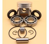 PEGGYLINE Kit de joints d'étanchéité for vilebrequin et segments de piston de 38 mm, for tronçonneuse STIHL MS180 018 MS 180, pièces détachées 11300302004, 96380031581