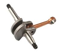 PEGGYLINE Vilebrequin de moteur universel for 2500 2600 25cc, compatible avec mini tronçonneuse et scie sécatrice Zenoah G2500 à poignée supérieure, vilebrequin Anova ALPINA STIGA