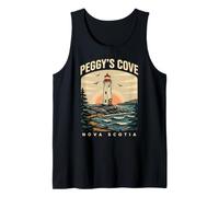 Peggy's Cove Phare de la Nouvelle-Écosse Souvenir de Voyage Canadien Débardeur