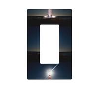 Peggy's Cove - Plaque murale en polycarbonate thermoplastique thermoplastique - 1 panneau - Taille standard - 11,2 x 6,9 cm - Motif phare