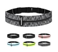 PEGINMOL Ceinture de course pour téléphone portable XF-RB03, Gris mélangé, Loisirs, sport