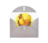 PEGQCVAM Bird's Nest Carte de vœux de luxe en papier cartonné de qualité supérieure pour toutes les occasions Gris nacré