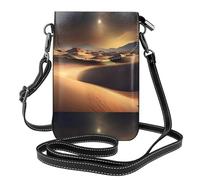 Pegqcvam Petit sac à main pour téléphone portable Sahara Desert, sac à bandoulière à imprimé floral, mini portefeuille en cuir synthétique avec bandoulière, fermeture magnétique sécurisée.