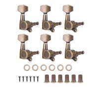Pegs Tuning Guitare Alliage Cuivre-Zinc Boutons Mécaniques Boutons Guitare Corde Tuning Pegs Touches de réglage pour Guitare Acoustique ou électrique(6R)